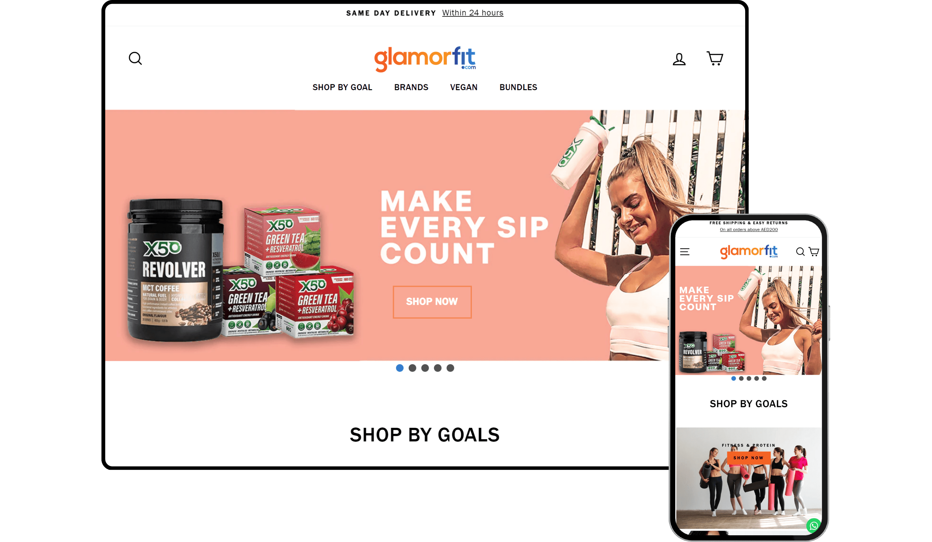 Glamorfit - Shopify Store by Experts in Shopify Dubai