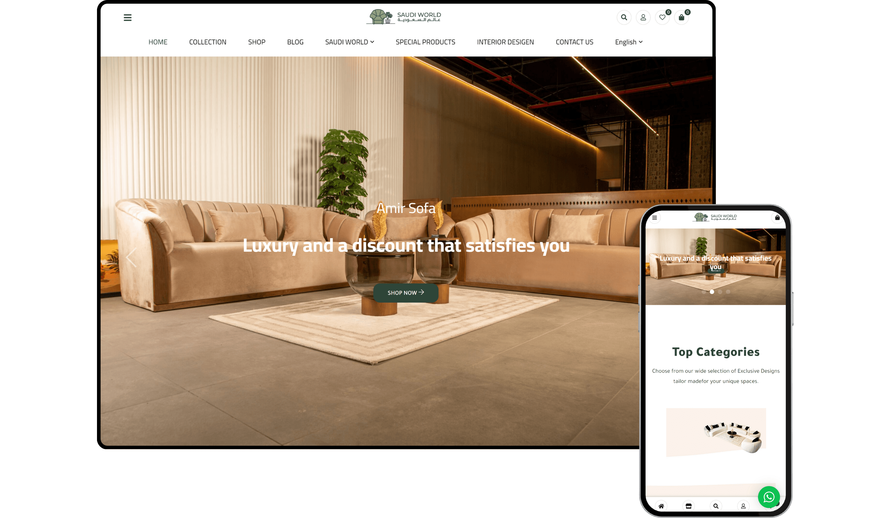 Saudi World - Shopify Store by Experts in Shopify Dubai