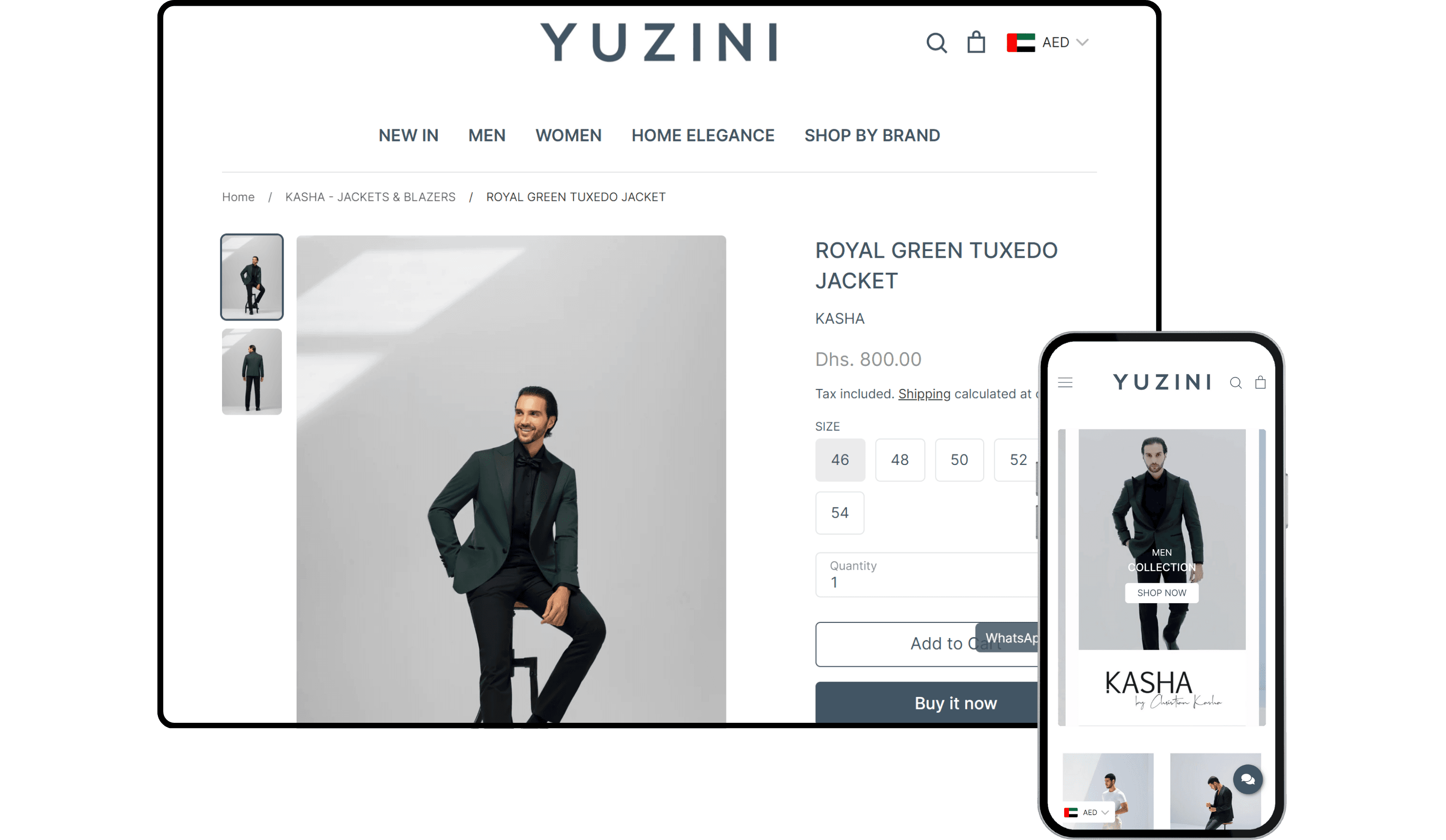 YUZINI - Shopify Store by Experts in Shopify Dubai