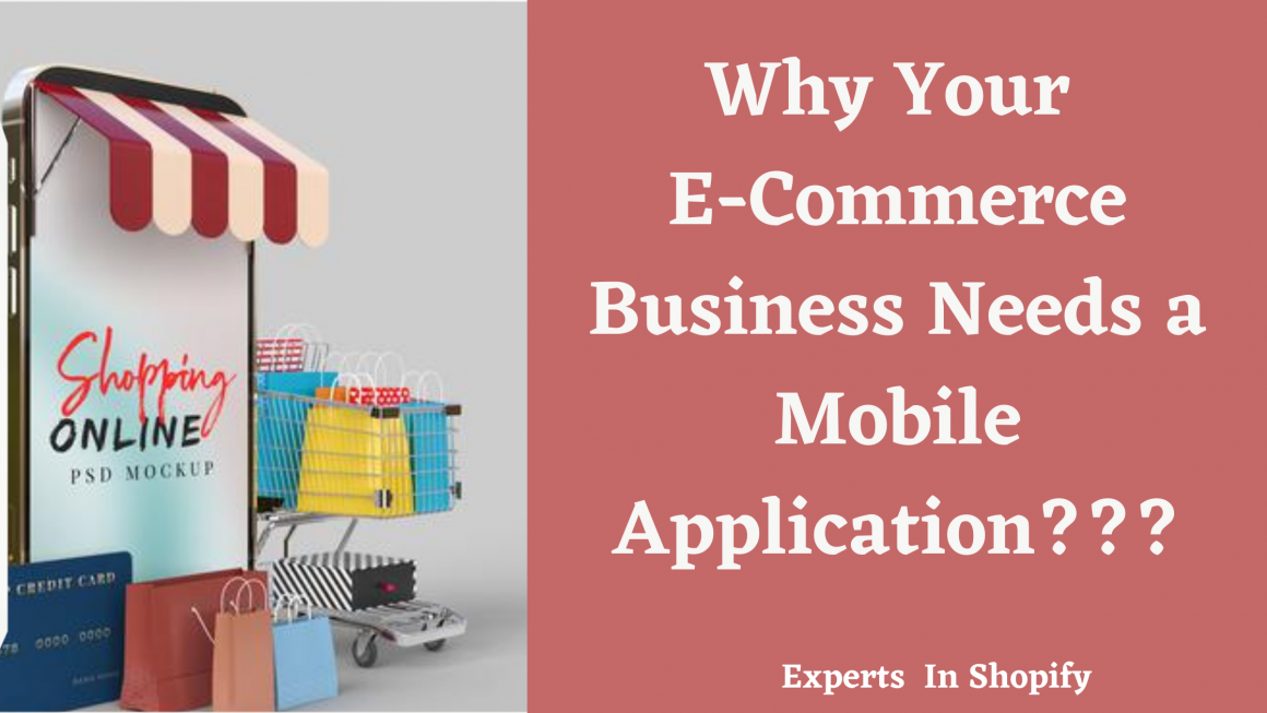Why Your E-Commerce Business Needs a Mobile Application???